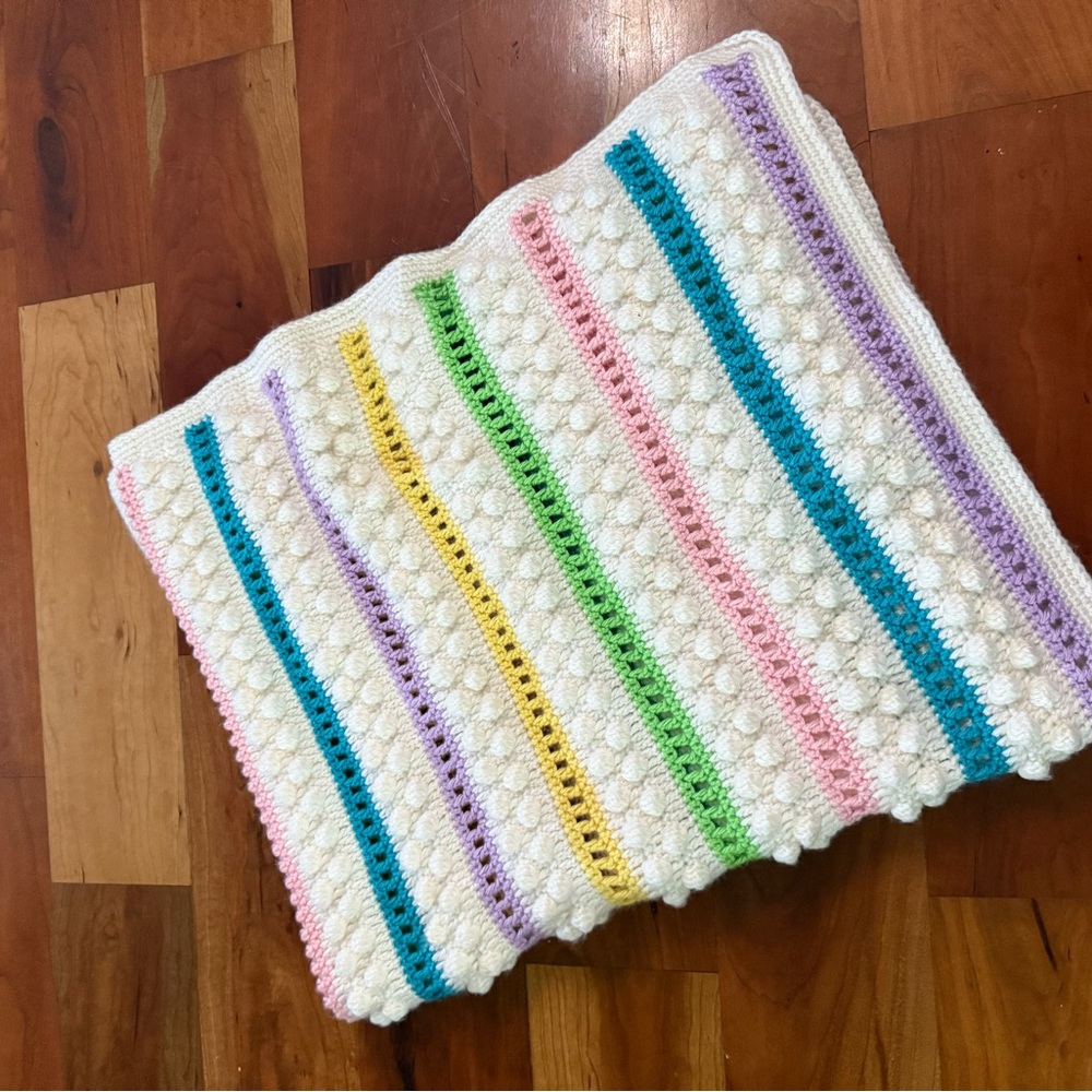 Handwoven crocheted baby Blanket